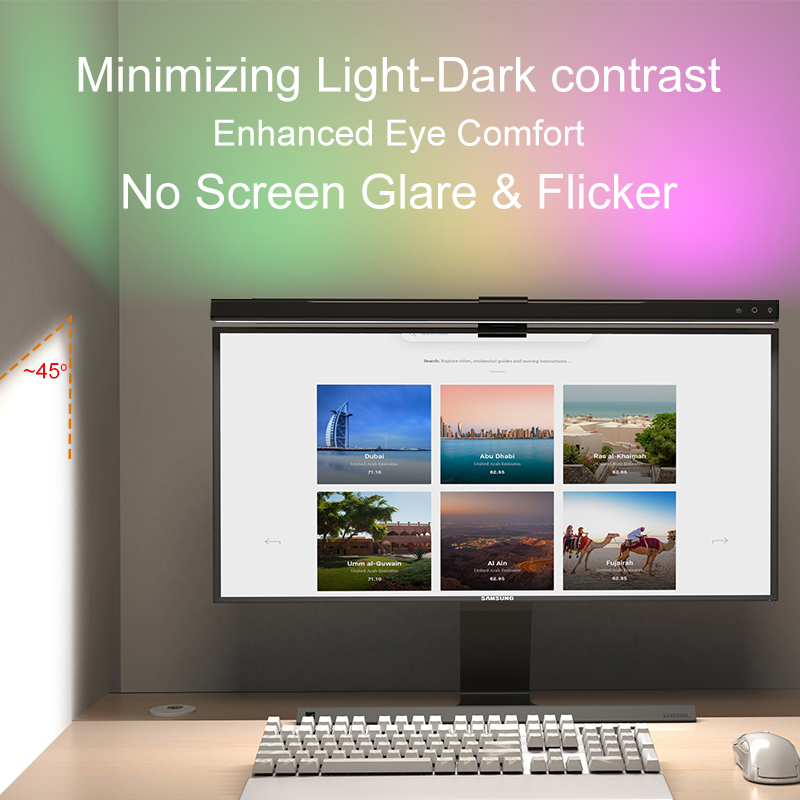 60/80cm RGB Light LED Monitor  - Home Office Work review and price