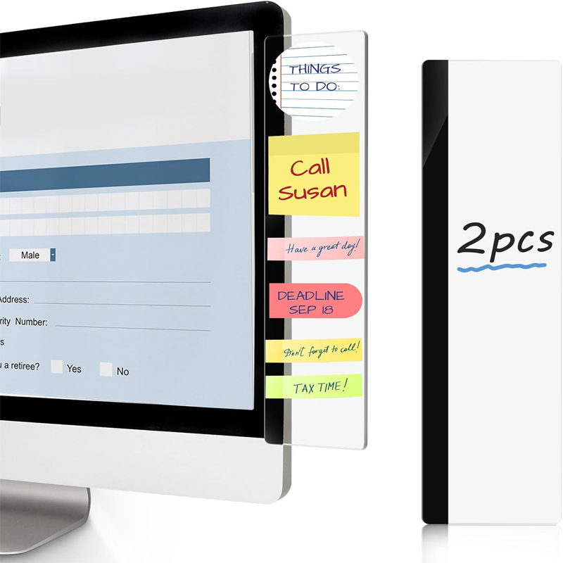 2Pcs Monitor Memo Boards for C - Home Office Work review and price