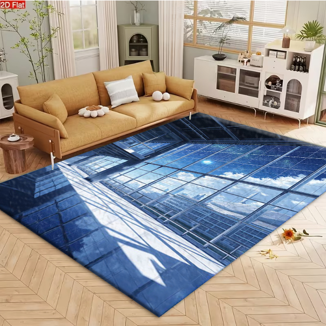 High-Tech Building View Carpet - Home Office With View review and price