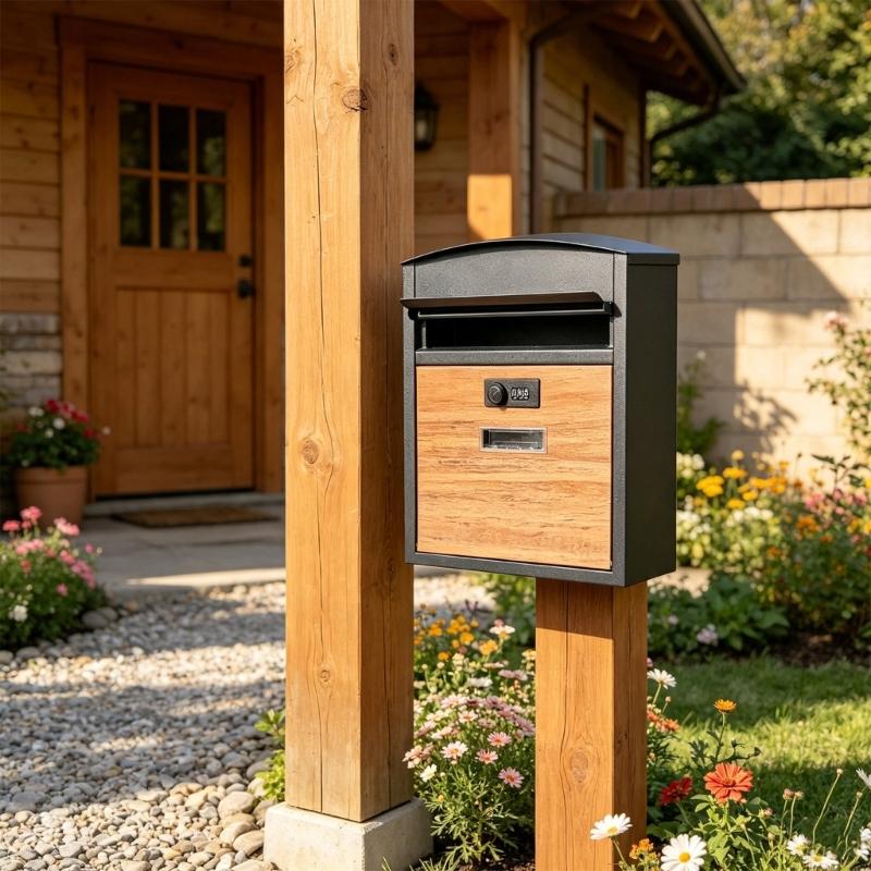 Wall Mounted Mailbox Metal Dro - Home Office With View review and price