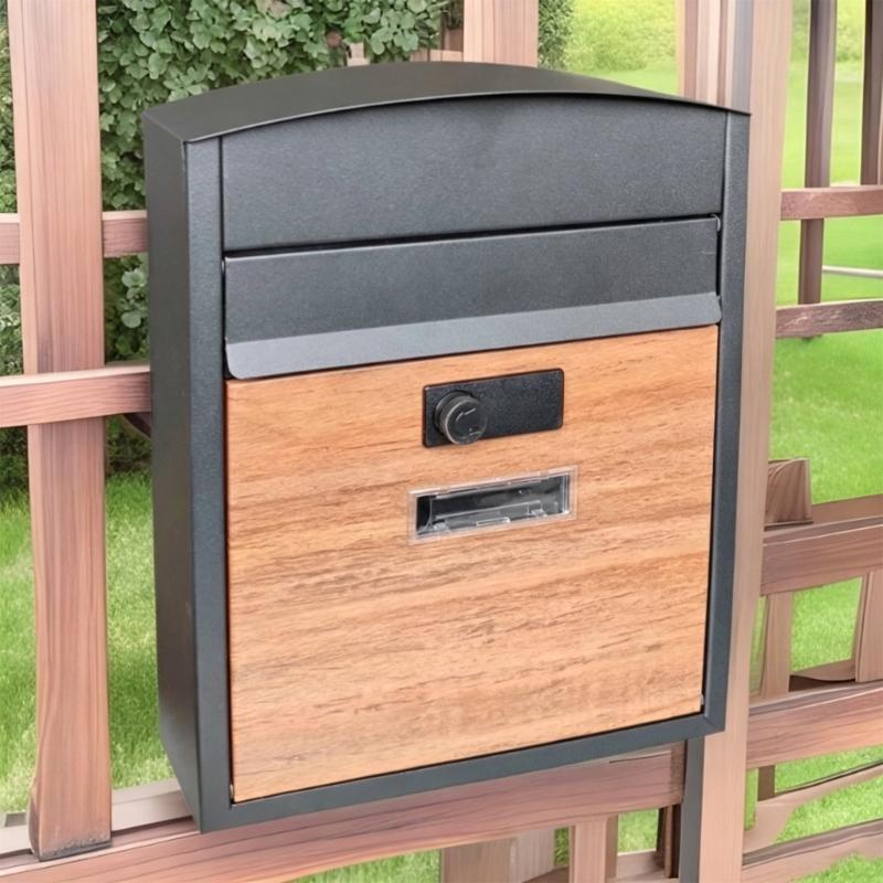 Wall Mounted Mailbox Metal Dro - Home Office With View review and price