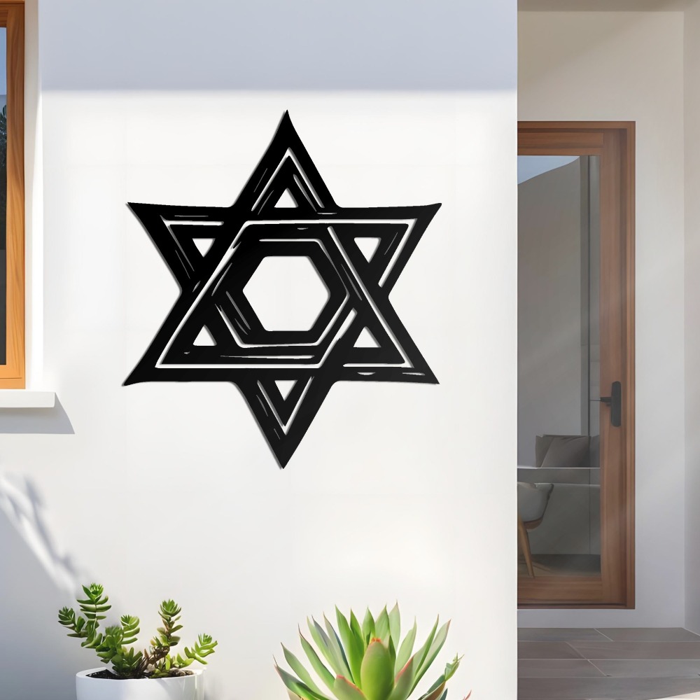 CIFBUY Iron Wall Art Star of D - Home Office Art review and price