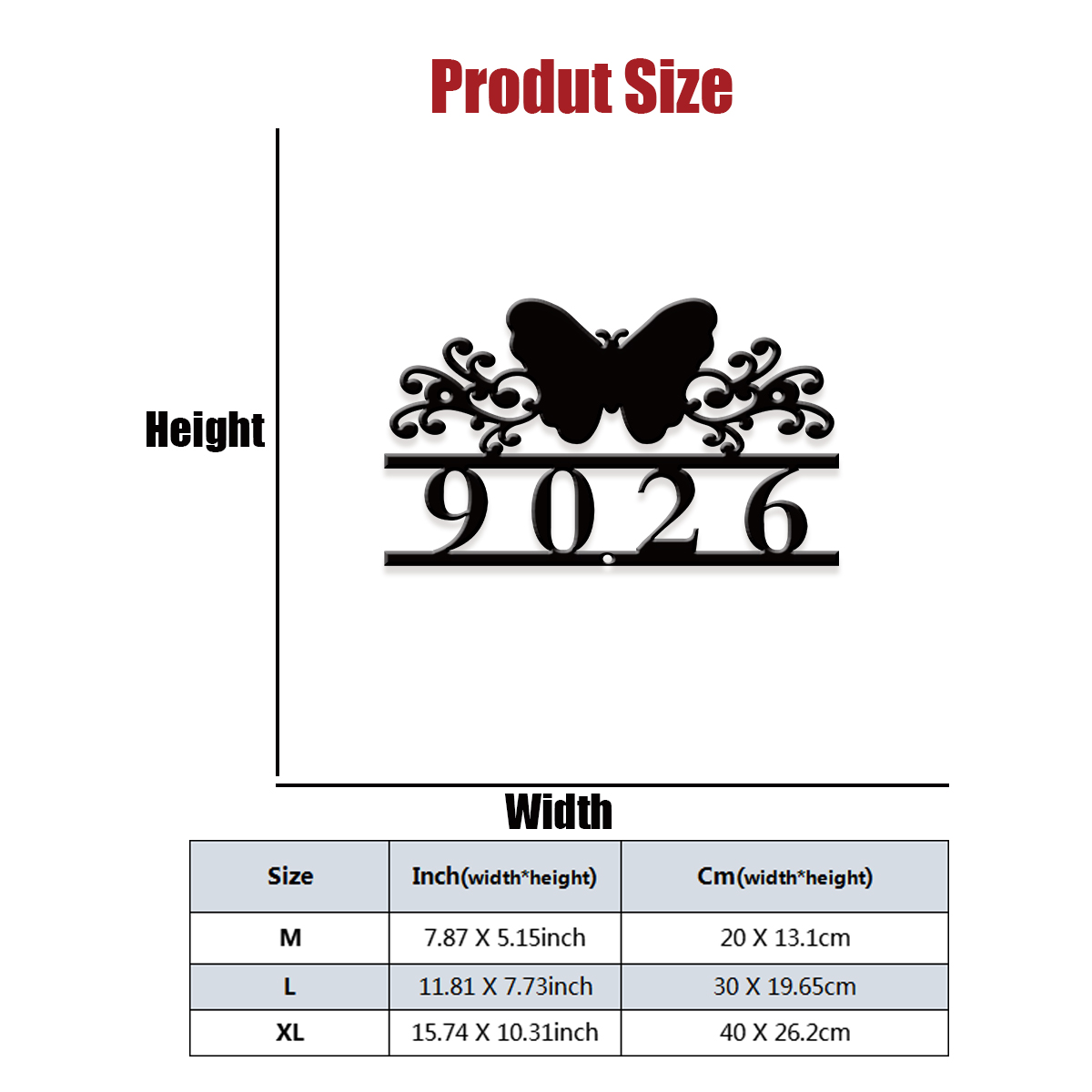 1Pc Custom butterfly Metal Str - Home Office Box review and price