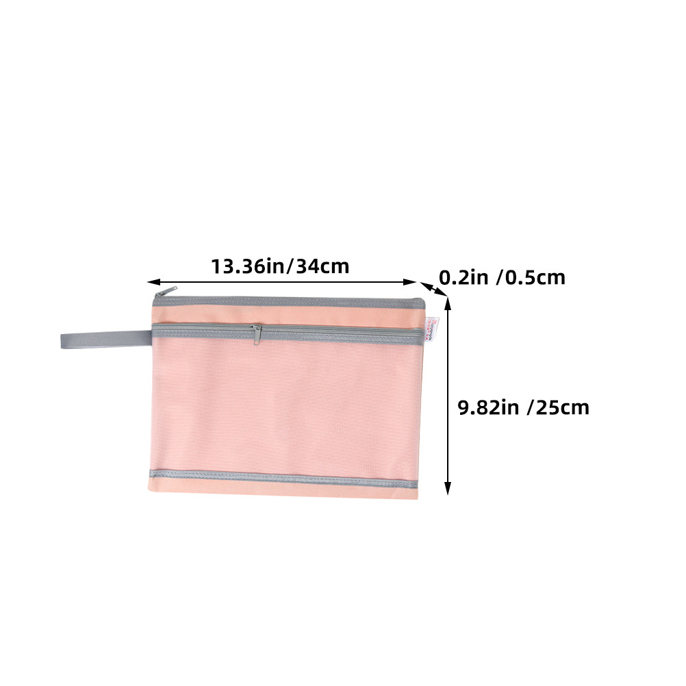 4Pcs Translucent Zipper File P - Home Office With View review and price