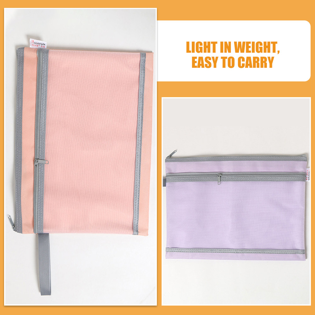 4Pcs Translucent Zipper File P - Home Office With View review and price