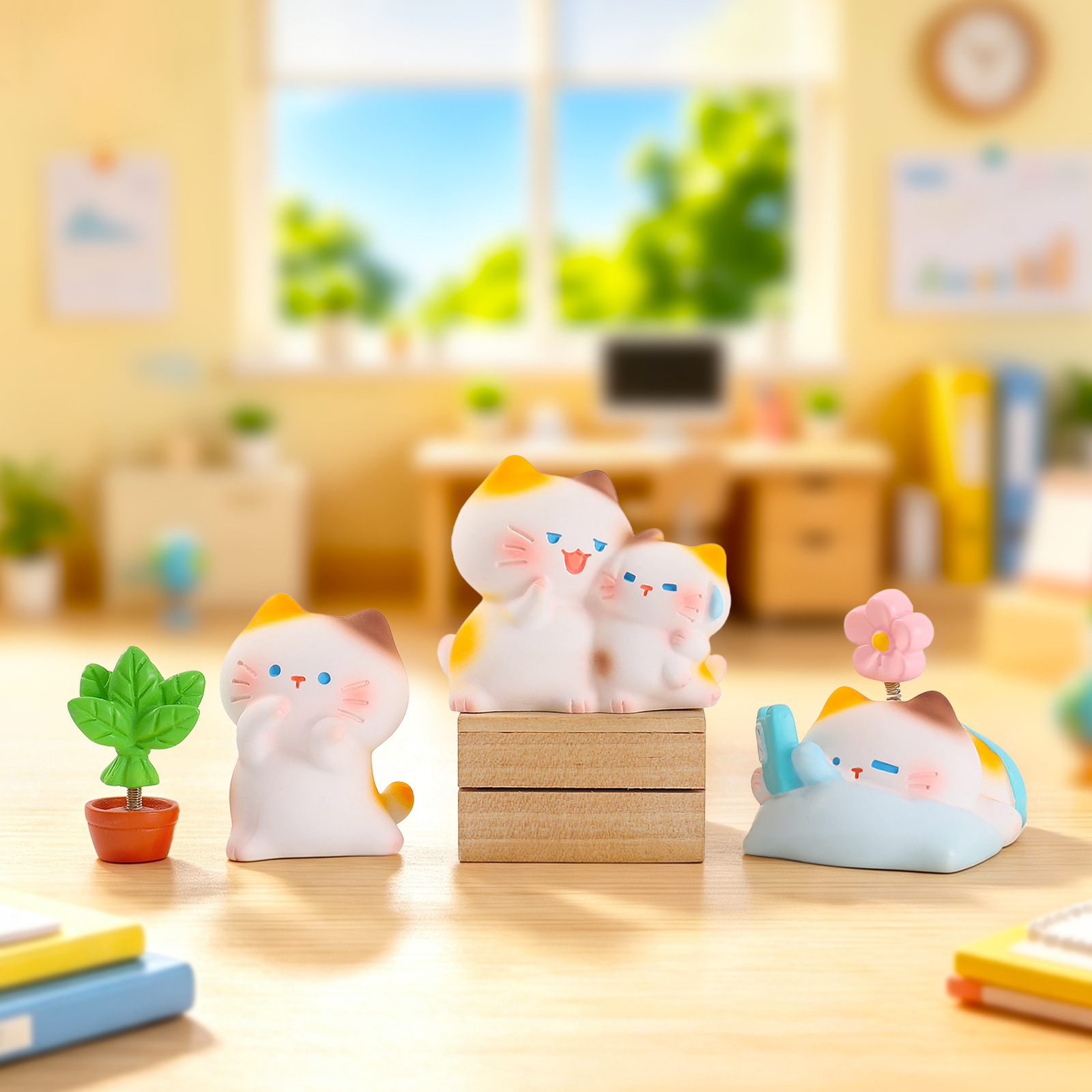 Working Kitten Resin Blind Box - Home Office Work review and price