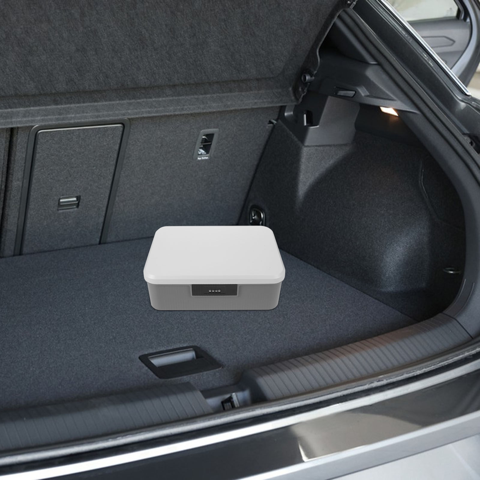 16L Lockable Storage Bin with  - Home Office Travel Document review and price