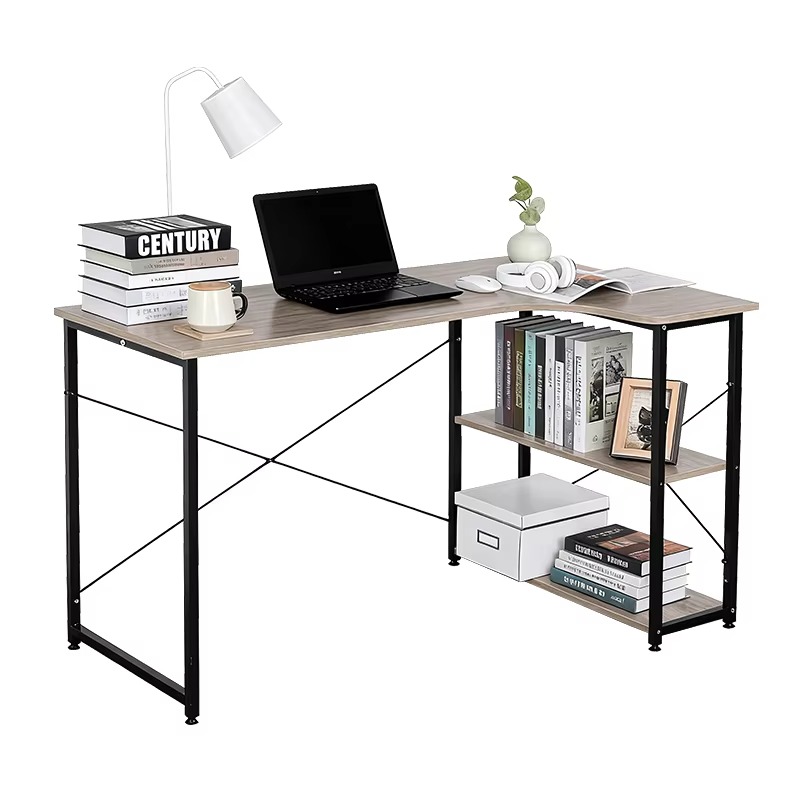 L Shaped Corner Desk With Book - Home Office Desk With Drawers review and price