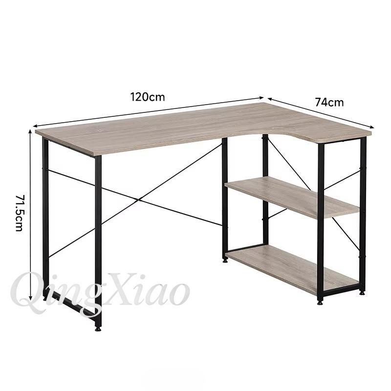 L Shaped Corner Desk With Book - Home Office Desk With Drawers review and price