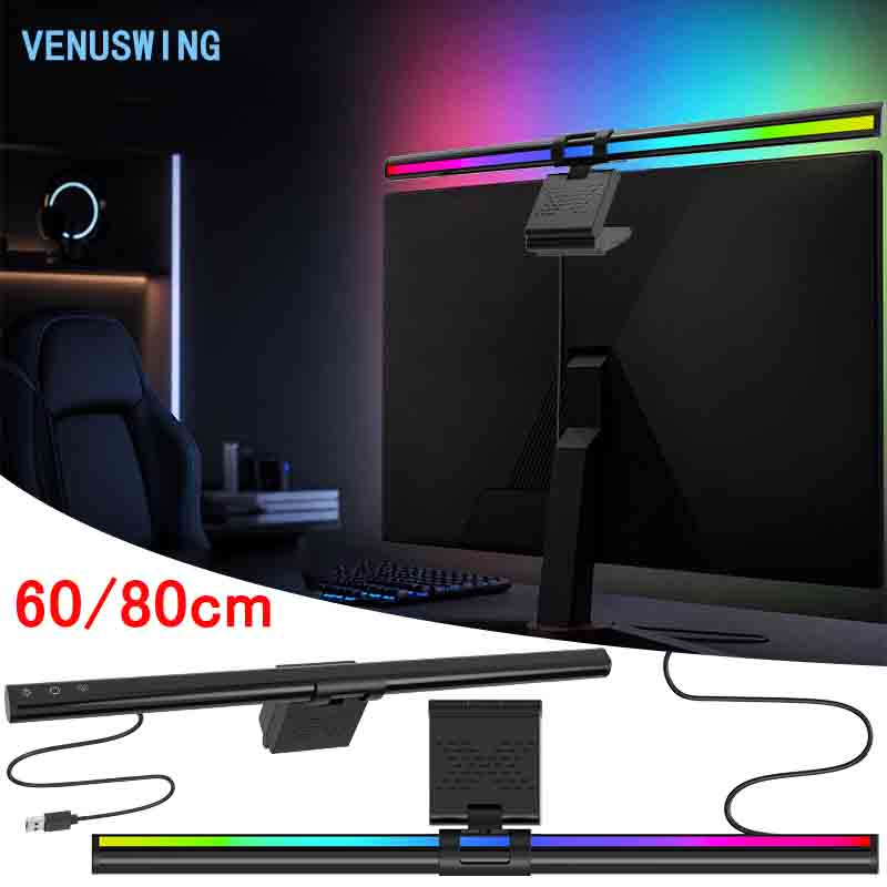 60/80cm Monitor Light Bar RGB  - Home Office Work review and price