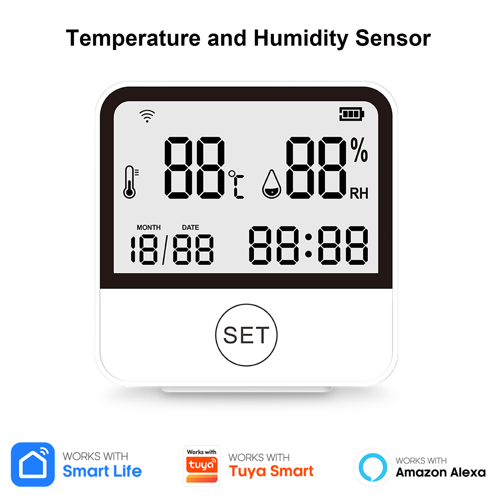 Tuya WiFi Temperature Humidity - Home Office Amazon review and price