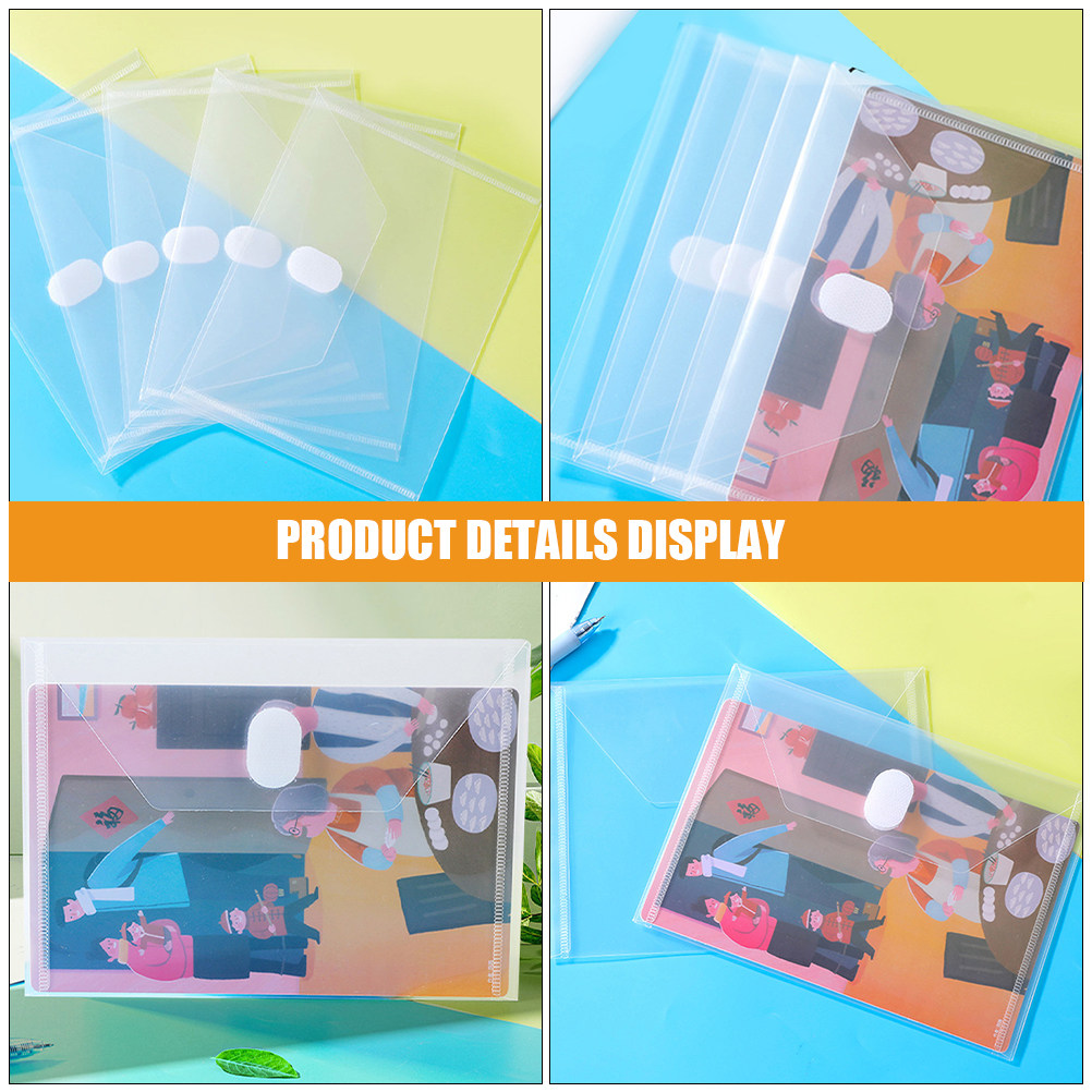 24Pcs Clear Plastic Envelope w - Home Office Travel Document review and price