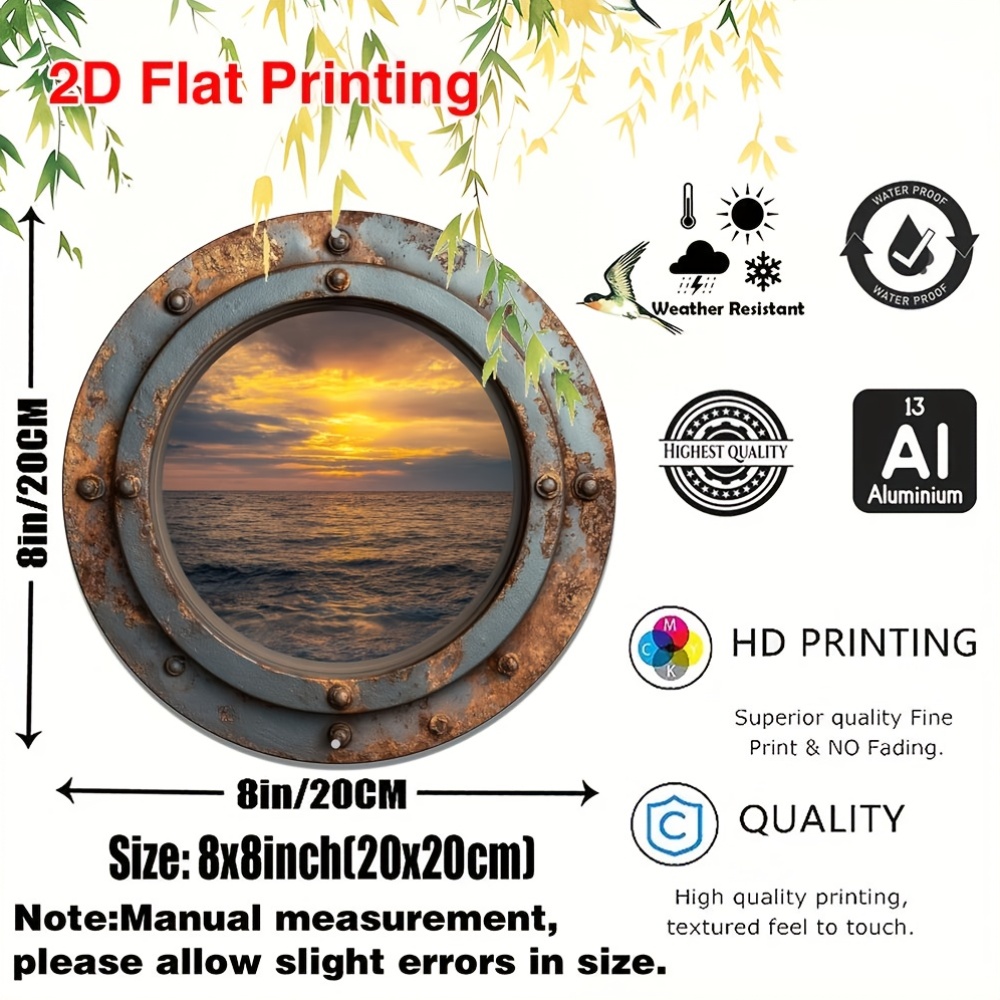 2D Flat, 1pc Bohemian Coastal  - Home Office With View review and price