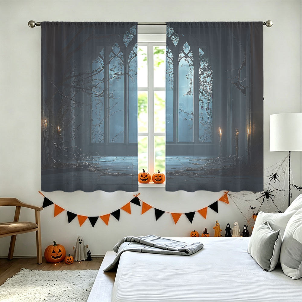 2Pcs Gothic Church Window View - Home Office With View review and price