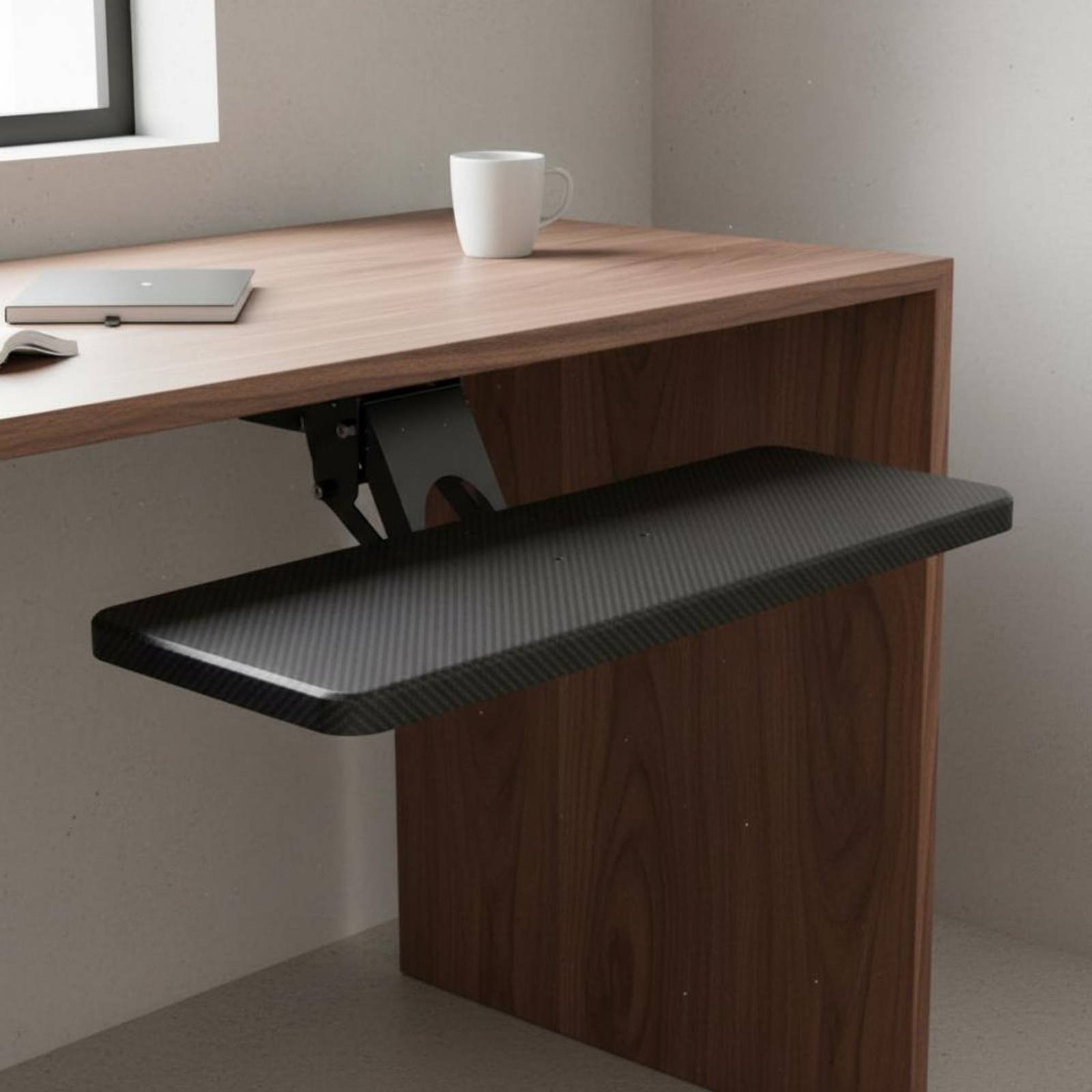 Under Desk Keyboard Tray Clutt - Keyboard Tray Under Desk review and price