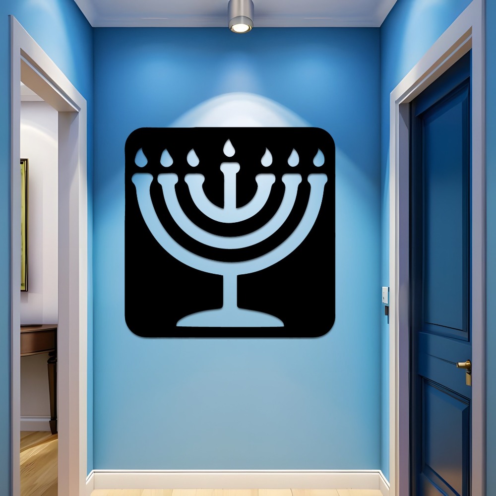 CIFBUY Vintage Menorah Metal W - Home Office Art review and price